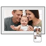 Dragon Touch Cornice Digitale Foto 15,6" WiFi Touch Screen IPS Full HD 1920×1080, Portafoto Digitale Con 32GB, Rotazione Automatica E Condivisione Foto Video