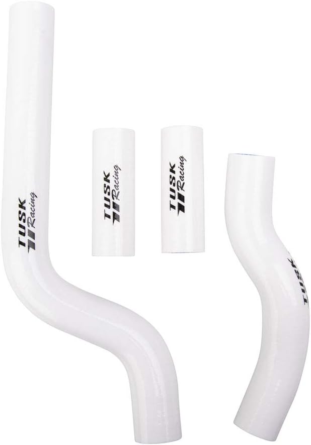 Tusk Radiator Hose Kit White Compatible with Yamaha YZ250 2002-2021, 2023-2025