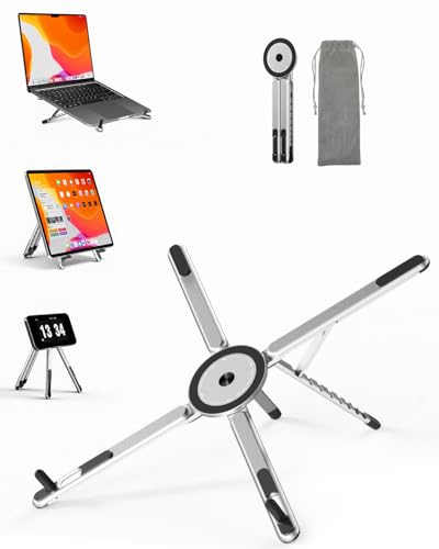 Support pour ordinateur portable en alliage d'aluminium SupeDesk ergonomique réglable haut de gamme