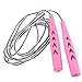 ABOOFAN 1 corde à sauter de fitness portable réglable pour entraînement physique spécial entraînement avec seau de rangement (rose)