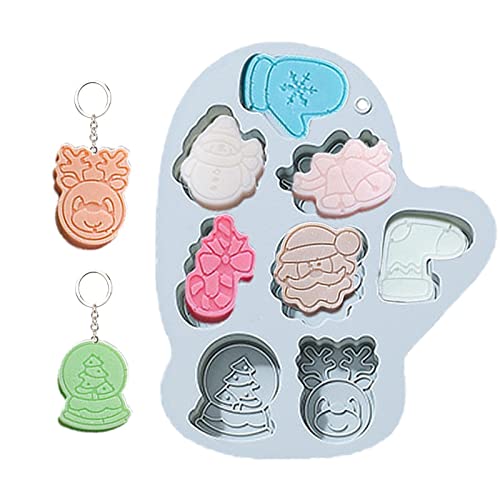 Moldes de Chocolate de Natal - Molde de cozimento em forma de luva de Natal | Moldes de silicone par