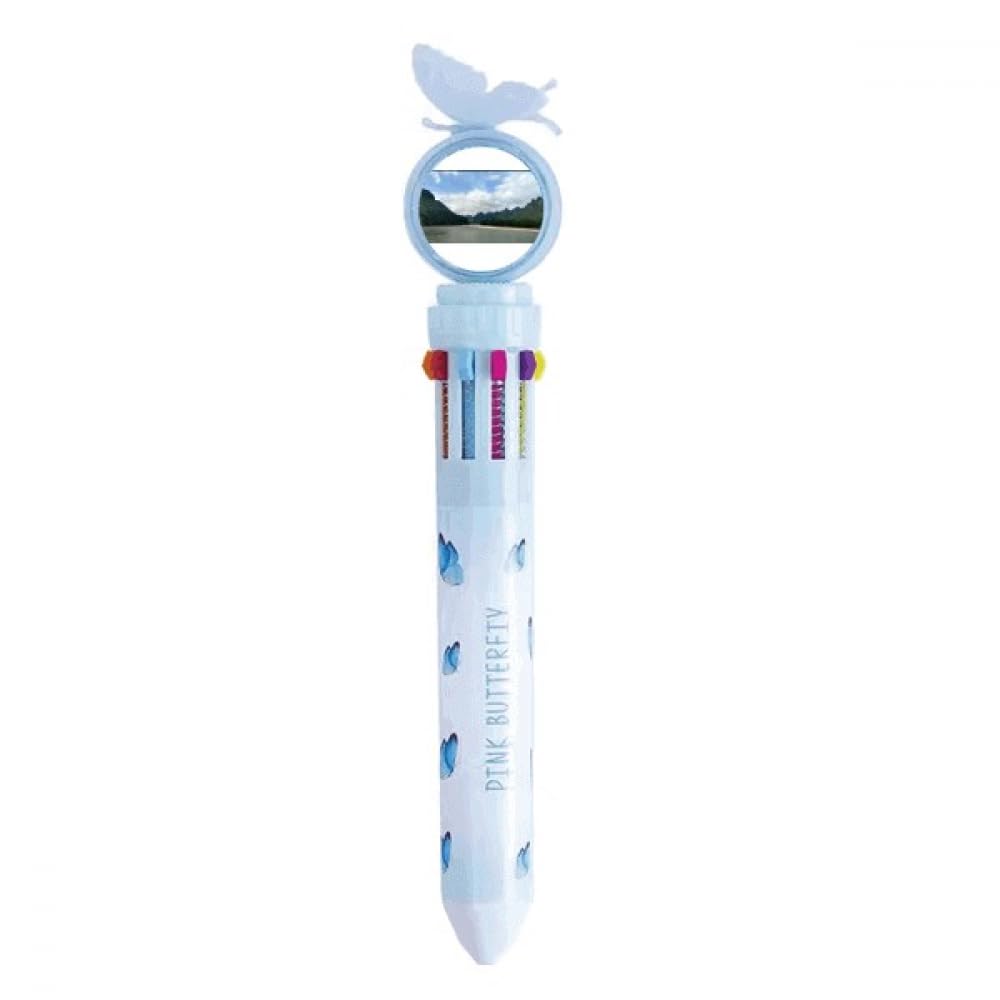 Fournitures scolaires stylo rétractable multicolore Mountains Lakes - 4
