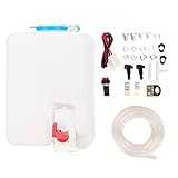  Depósito de limpiaparabrisas - Kit de lavado universal Bomba de limpieza Depósito de limpiaparabrisas de 12V 1.8L