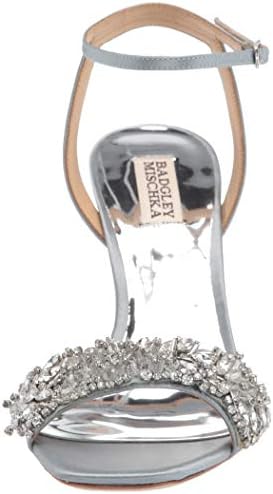 Badgley Mischka Women's Rider Heeled Sandal, Whisper Blue, 9 | Image 1