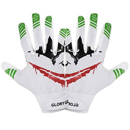 Influitive Gears Football Gloves, Youth Football Gloves Men & Women's - Ultimate Performance Booster College Football Gloves Youth With Super Perfect Fit & Sticky Grip. (Adult Large) #TOP2
