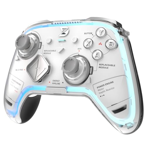 ZD Ultimate Legend Wireless Controller, TMR Joysticks, Hall Effect Triggers, 3000Hz Polling Rate, 1ms Low Latency, Modular Design, Compatible with Switch/Switch2/PC/Steam/Android/iOS by ZD - Used condition - US$113.27