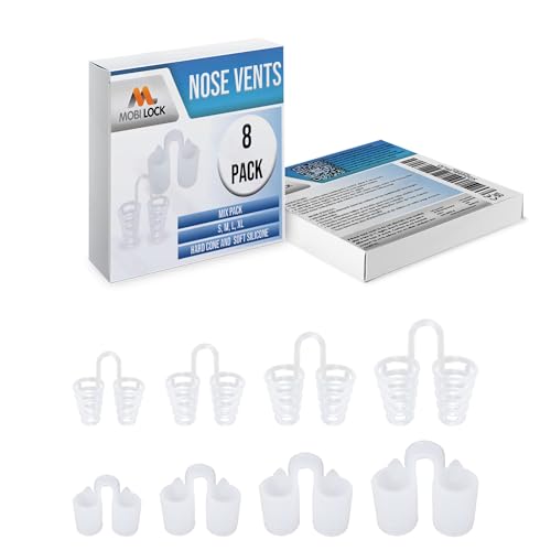 Nose Vent Sinus Relief Dilator (Pack of 8 Various Sizes)