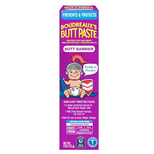 Image of Boudreaux's Butt Paste, Butt Barrier Ointment, Rash Prevention, 4oz tube