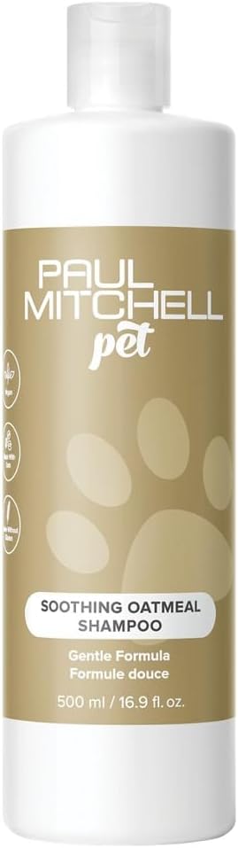 Paul Mitchell Pet Soothing Oatmeal Shampoo, Gentle Formula, Dog Shampoo, 16.9 fl.oz