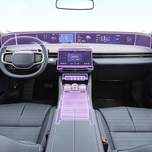 Film de protection anti-rayures console centrale Lincoln Nautilus 2023 2024 finition premium