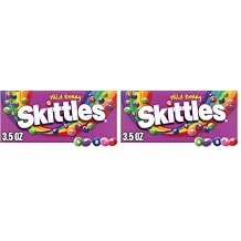 SKITTLES Wild Berry Chewy Candy Theater Box, 3.5 oz Box Pack of 2