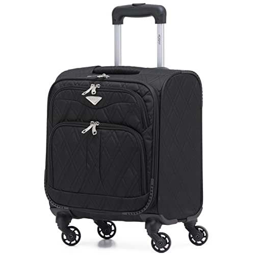 Flight Knight Lightweight 4 Wheel 800D Soft Case Suitcase Cabin Carry On Hand Luggage Approved for Lufthansa Carry On