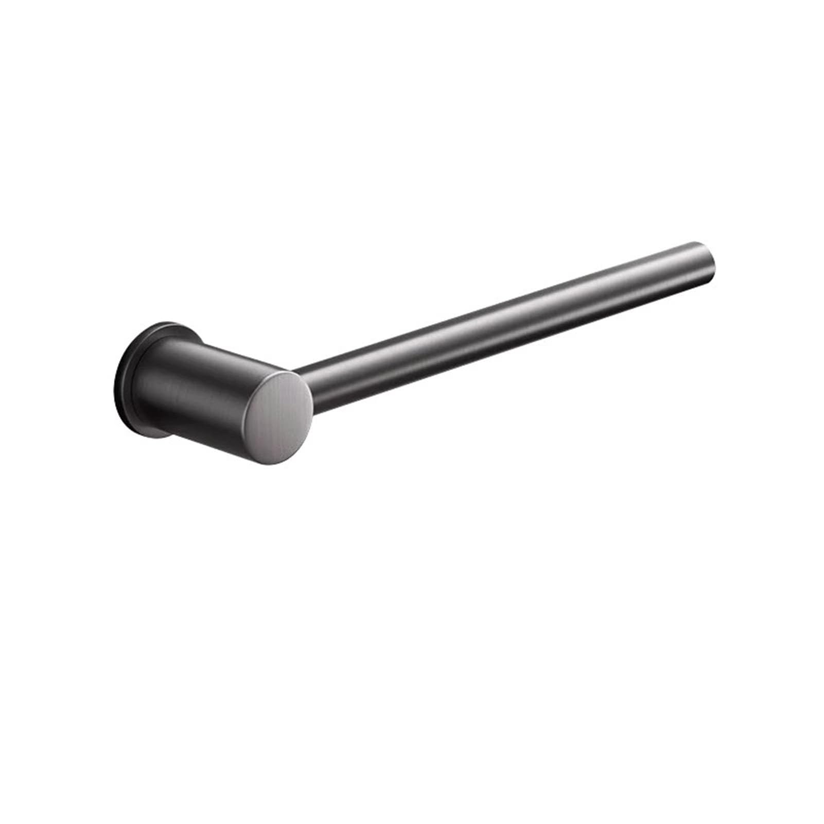 Barre de salle de bain noire 20cm pour fixer une serviette sans trouer le mur