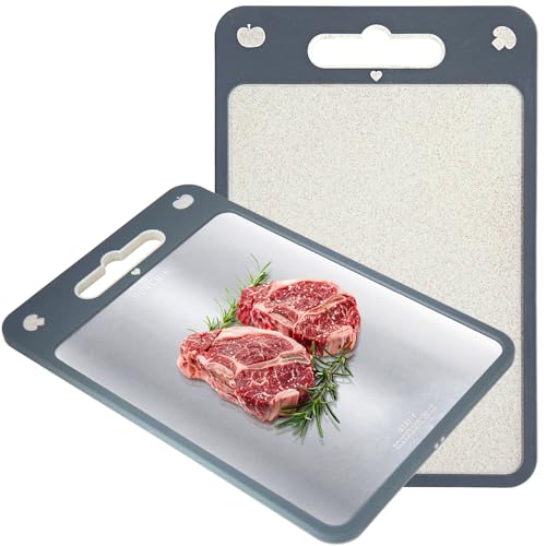 sunchin Cutting Board Double Sided, Large Size 15.8