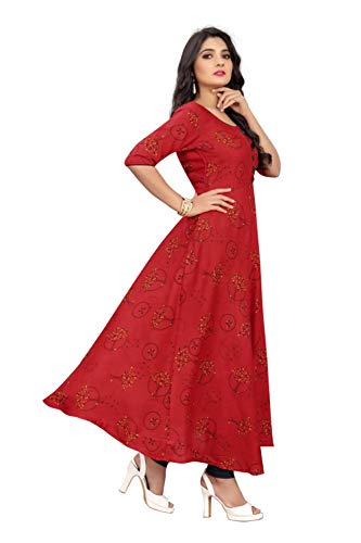 Image of M-FASHION Women's Rayon Regular Kurti