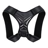 Sughug Corrector Postura Espalda, Banda Postural Hombros y Espalda, Ajustable para el Alisado del Cuello y los Hombros, Aliviar el Dolor de Cuello, Hombros y Espalda para Hombres y Mujeres