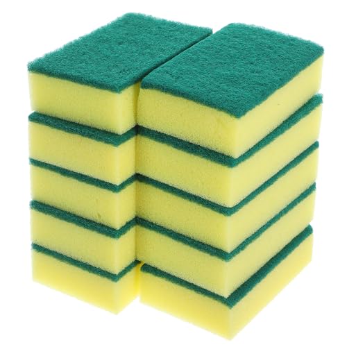 TOVINANNA 20Pcs High Density Kitchen Cleaning Cloths Scouring Pads with Double Sided Effect for Dishwashing All Kitchen Utensils