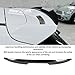 Rear Spoiler Fits for Focus MK3 ST 2011-2018, for Focus MK3 ST Line 2016-2018, Stylish Rugged Wear ABS Rear Trunk Spoiler Wing, Trunk Roof Lip Spoiler (Glossy Black)
