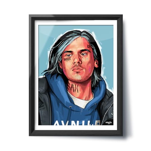 Affiche Orelsan poster musique 30x40 art mural salon moderne