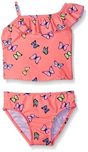 Carter's Girls' Two Piece One Shoulder Butterfly Tankini