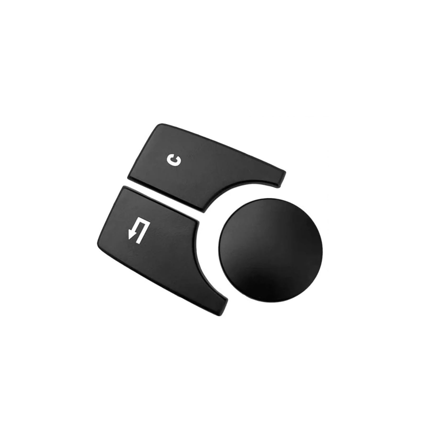 Car Interior Button Sticker Compatible with Benz for C Class for W204 2007-2014 Interior Button Stickers Car Centre Multimedia Function Cover Trim(Size3)
