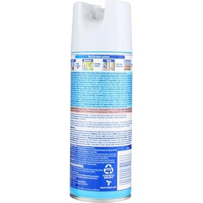 Lysol Disinfectant Spray, Sanitizing and Antibacterial Spray, For Disinfecting and Deodorizing, Crisp Linen, 2 Count, 12.5 fl oz each