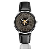 mod joshua dark night Perfekte Geschenke: Hochwertiges Uhrwerk und Batterie sorgen dafür, dass die Uhr lange Zeit präzise läuft. Strapazierfähiges und weiches Lederband, das sich für den täglichen Gebrauch eignet.