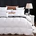 All Season Luxury White Comforter Duvet Quilt  Soft Breathable  Cotton Cover Custom Size Duvet Cover Filler Insert_Queen : 200 * 230cm,4KG