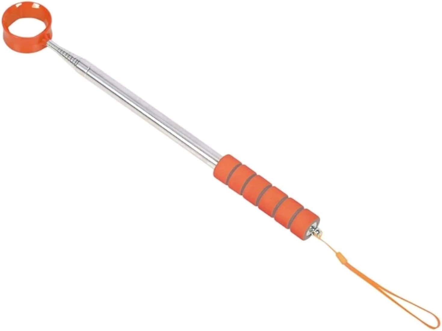 Telescopic Golf Ball Retriever with Claw Grabber & Suction Tip, Stainless Steel Pick Up Tool