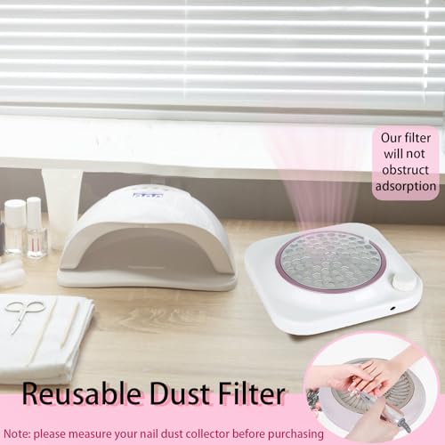 Filtro Colector de Polvo para Uñas Reutilizable 2 Pcs miniatura 5