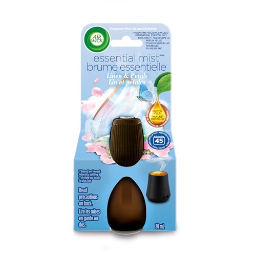 Air Wick Essential Oils Diffuser Mist Refill, Fresh Water Breeze, 1ct, Air Freshener