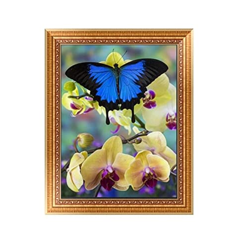 Kit Diamant Arts Craft Orchidée, Idée Cadeau d'Image de Mosaïque à Offrir