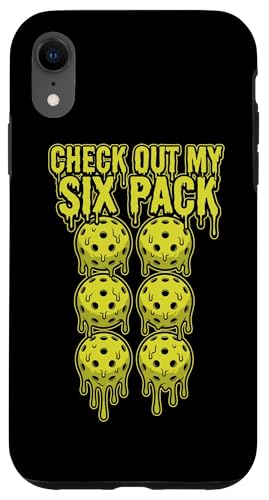 Funny Dripping Check Out My Six Pack �s�b�N���{�[���v���[���[ �X�}�z�P�[�X iPhone XR �p