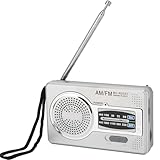 RECEPCIÓN DE DOBLE BANDA: admite las bandas FM (88,00-108,00 MHz) y AM (530-1600 KHz). Equipado con una antena extensible que se puede ajustar de forma flexible para captar señales más potentes. Garantiza una recepción clara y minimiza las interferencias incluso en interiores o en zonas con señales más débiles.