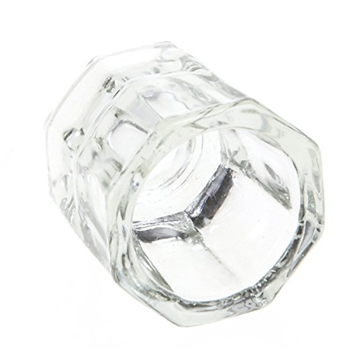 5 pcs Nail Art Acrylic Liquid Powder Dappen Dish Glass Crystal Cup miniatura 4