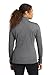 SPORT-TEK Women's Sport-Wick Stretch Contrast Full Zip Jacket, Charcoal Grey Heather/True Navy, M