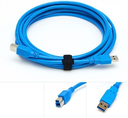 USB 3.0 Tether Cable 15ft 15' Tether Tethered Photography Tools Cable A Male to B Male for Phase One IQ140 IQ150 IQ160 IQ180 IQ250 IQ260 IQ280 IQ3 XF Blue