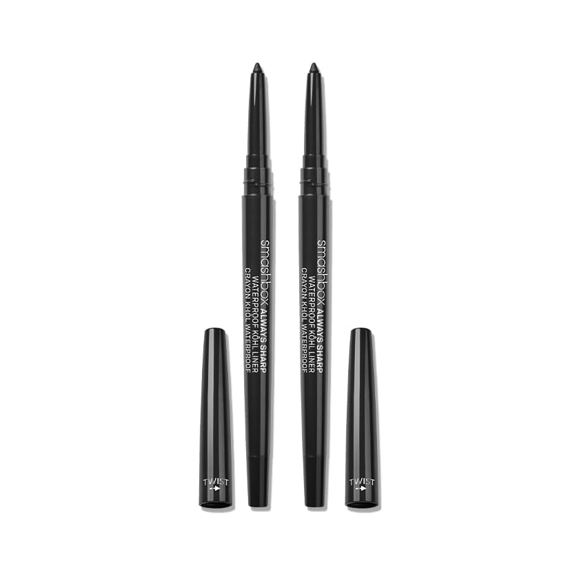 Smashbox Always Sharp Longwear Kohl Eyeliner Pencil Self-Sharpening Cap When You Twist Long Lasting Waterproof Eyeliner 0 01