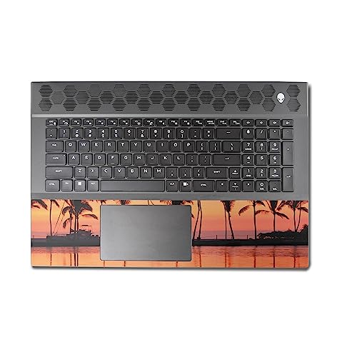 Image of MightySkins Skin Compatible with Alienware M18 R1 (2023) Full Wrap Kit - Line of Palms | Protective, Durable, and Unique Vinyl Decal wrap Cover | Easy to Apply & Change Styles | Made in The USA
