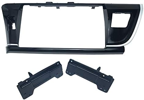FEELDO Car 2Din 10.1” Radio Fascia Frame Adapter For Toyota Corolla Altis (LHD) Stereo Panel Dash Installation Frame Kit