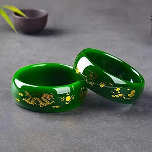 Bracelet en jade naturel pour femme, le cadeau en jadéite idéal avec sa breloque - 2