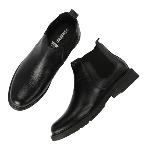 Image of GALEX Leather Chelsea Boots for Men | Trendy, Stylish & Casual Boots