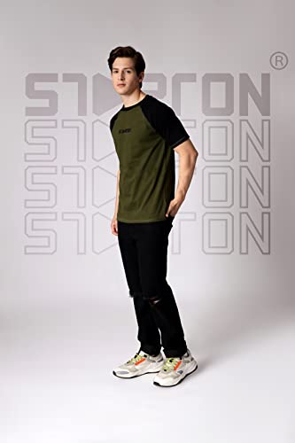 Image of Trendy Men's Round Neck T-Shirt Pure Pre Combed Cotton Bio-Washed 3D Print (STM-003)