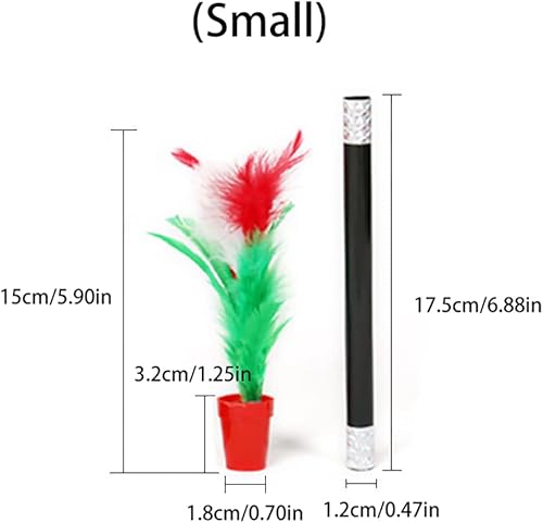Miniatura 4 de Juguetes mágicos de palo a flor, fácil de escenario, juego de accesorios profesionales, accesorios divertidos para cumpleaños, carnaval, adultos,