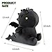 Ditucu Cute Dragon Plush Stuffed Animal Plushies Toys Super Soft Dolls Birthday Gifts for Kids Girls Boys Black 12 inch