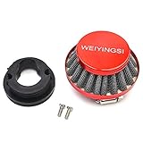 Wingsmoto 42mm Air Filter 47cc 49cc 2 Stroke Super Pocket Bike Upgrade Kit Mini Dirt Bike ATV Quad Aluminium Air Filter Set