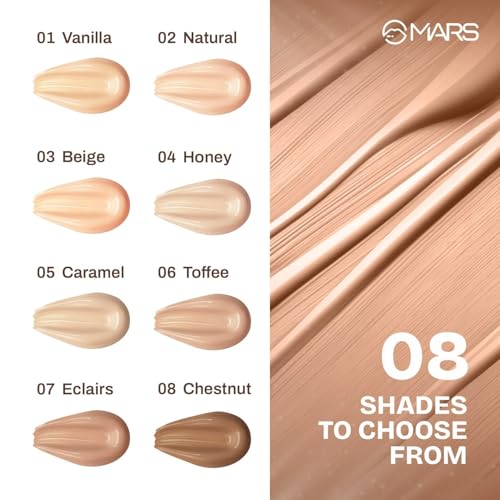 Image of MARS God's Glow Illuminator Highlighter (30ml) (04-HONEY) | Hyaluronic Acid, Green Tea & Rosemary Extract | Sheer Coverage | Light-Weight | Flawless Natural Look