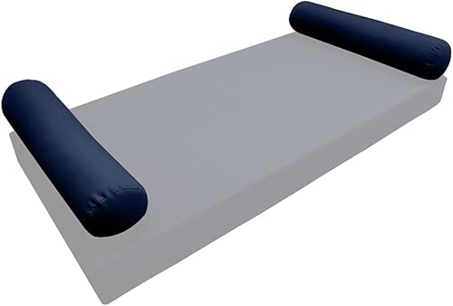 Miniatura 1 de DBM IMPORTS *Cover ONLY* Style5 Twin Size 37" x 8" Knife Edge Bolster Pillow SlipCover AD101