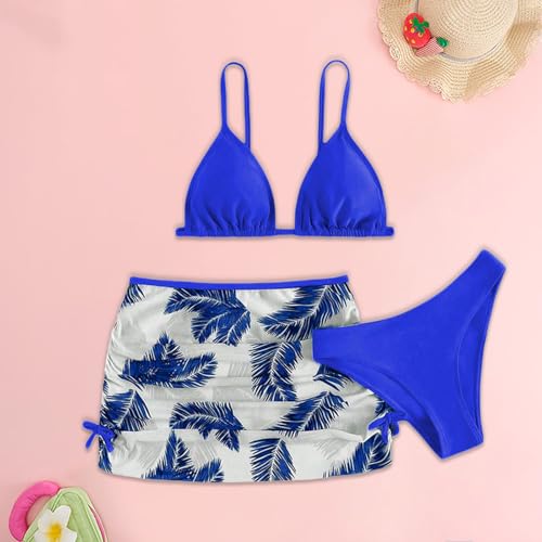 Kids Girl Hawaiia Swimsuit Cover Up 3 Piec Tree Printed Bikinis Baby Cute Swim Suits Summer Clothes Baby Beach Swimwear4