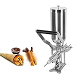 Manuelle Füllmaschine für Donuts und Churros, Edelstahl mit mehreren Düsen, ideal für Küche und Bäckerei